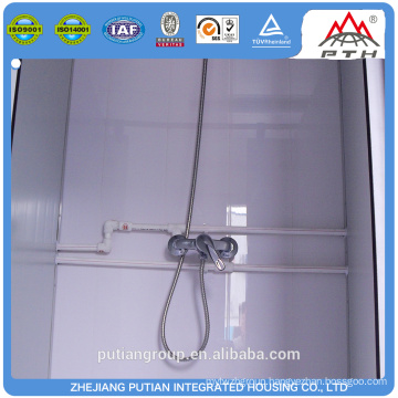 Affordable security sandwich panel door prefabricated bathroom unit